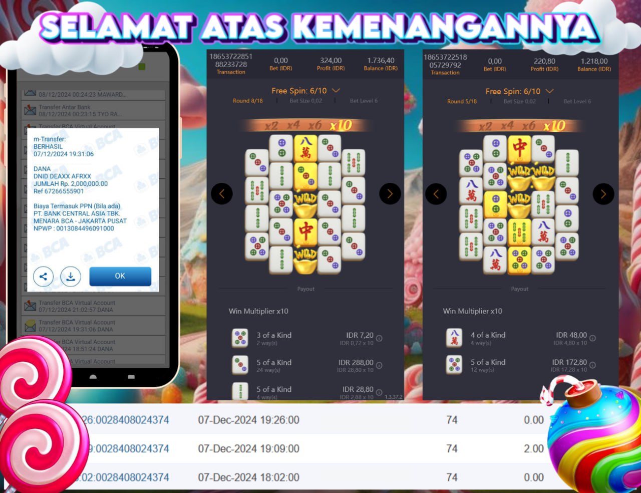 STOP RUNGKAD BRO!!! Tergacor Hanya Di GASBRO138 Kemenangan Resmi Modal Rp. 41.000 Withdraw Rp. 2.000.000