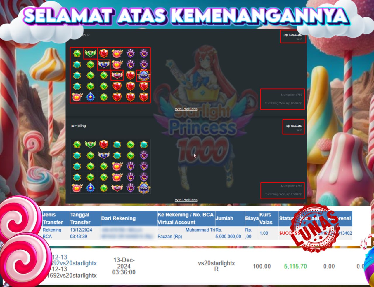 STOP RUNGKAD BRO!!! Tergacor Hanya Di GASBRO138 Kemenangan Resmi Modal Rp. 100.000 Withdraw Rp. 5.000.000
