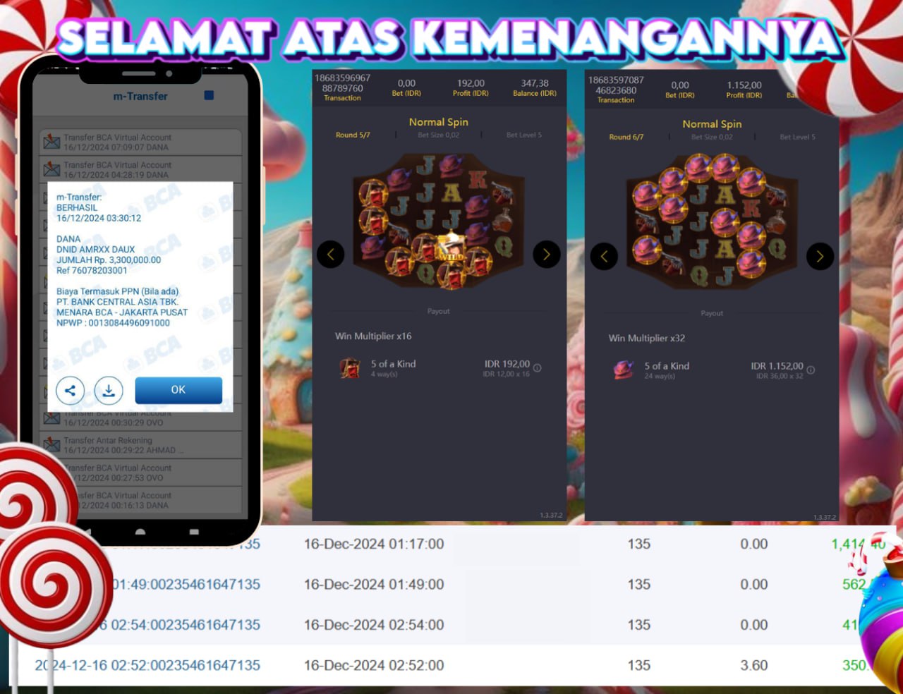 STOP RUNGKAD BRO!!! Tergacor Hanya Di GASBRO138 Kemenangan Resmi Modal Rp. 100.000 Withdraw Rp. 3.300.000