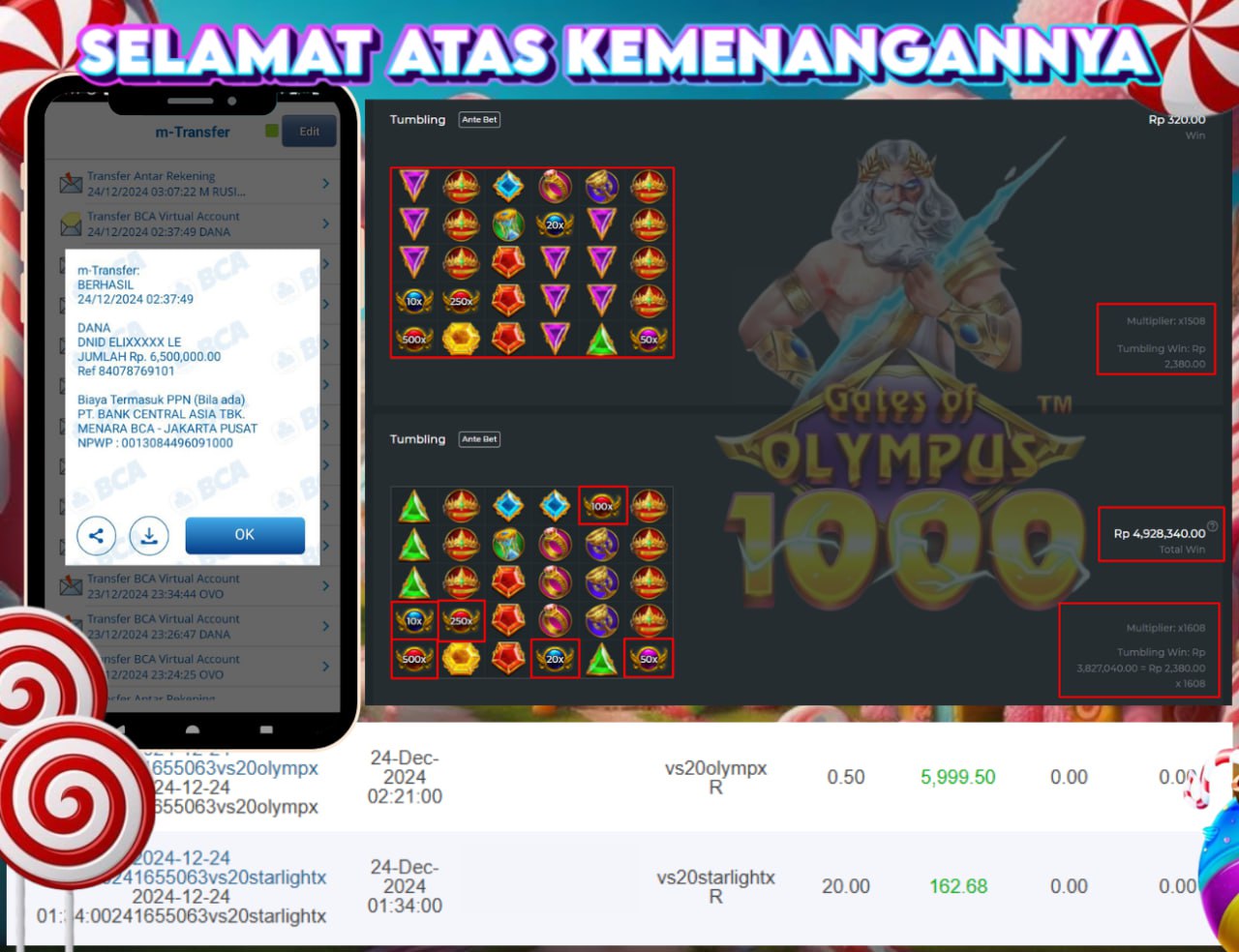 STOP RUNGKAD BRO!!! Tergacor Hanya Di GASBRO138 Kemenangan Resmi Modal Rp. 400.000 Withdraw Rp. 6.500.000