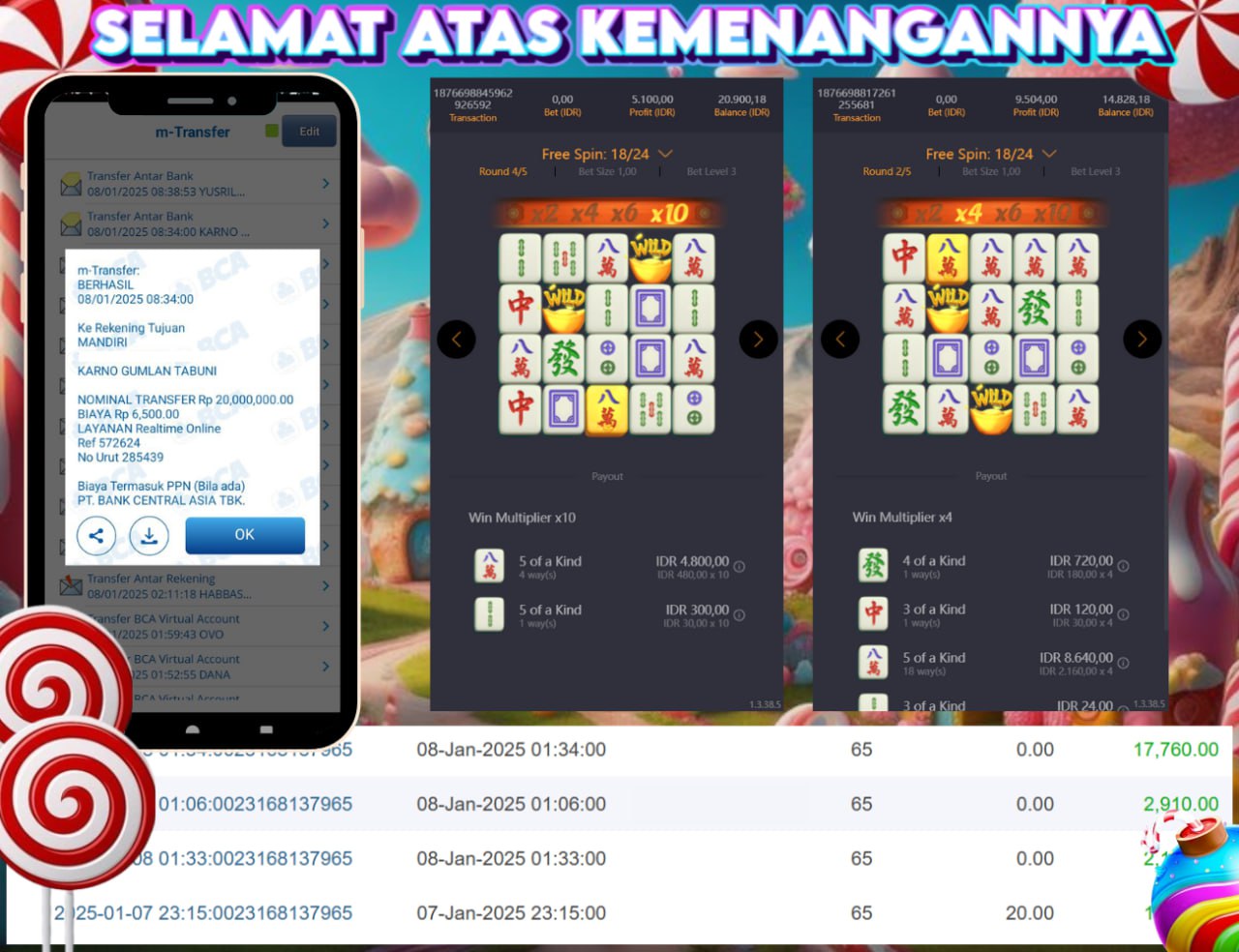 STOP RUNGKAD BRO!!! Tergacor Hanya Di GASBRO138 Kemenangan Resmi Modal Rp. 2.000.000 Withdraw Rp. 20.000.000
