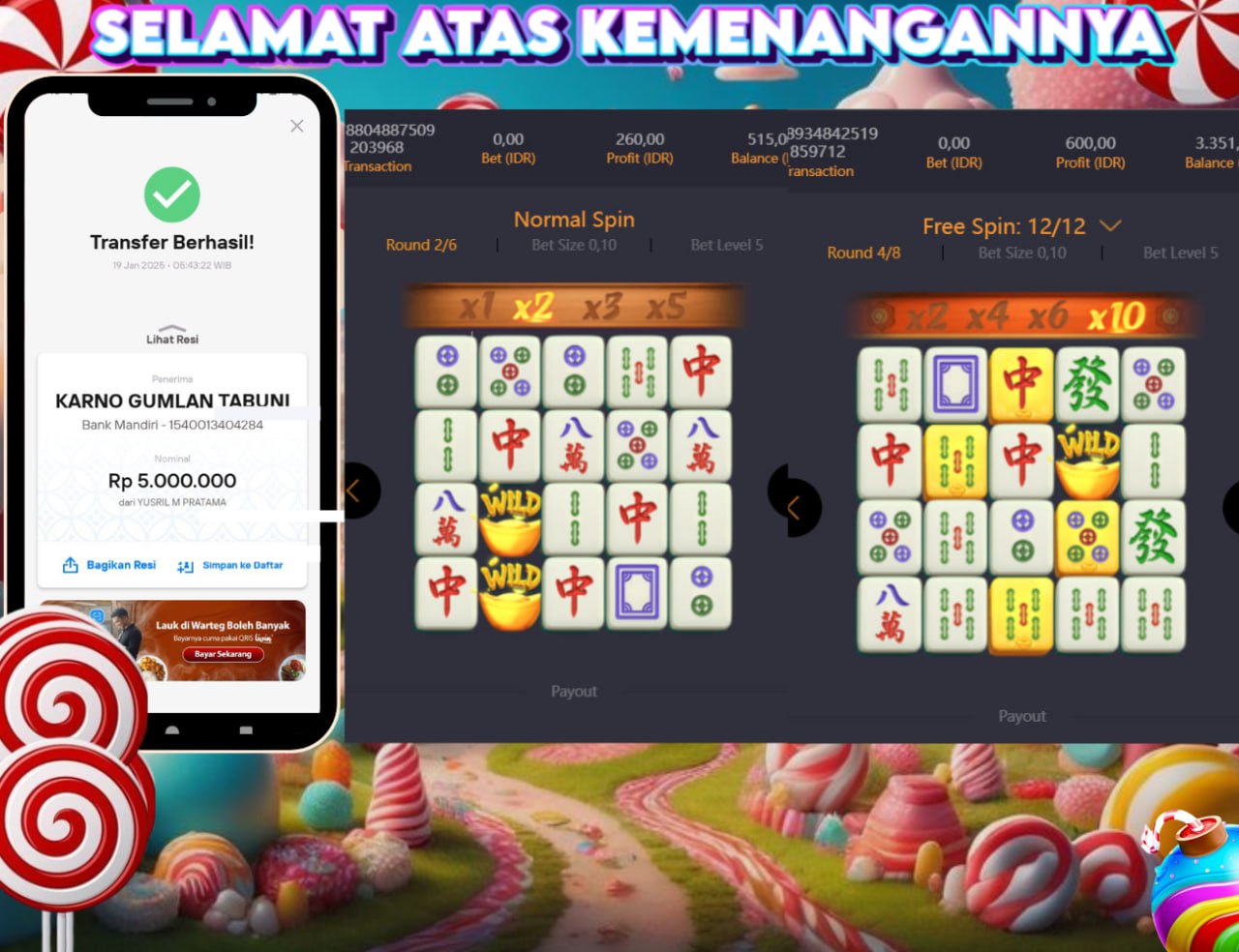 STOP RUNGKAD BRO!!! Tergacor Hanya Di GASBRO138 Kemenangan Resmi Modal Rp. 500.000 Withdraw Rp. 5.000.000