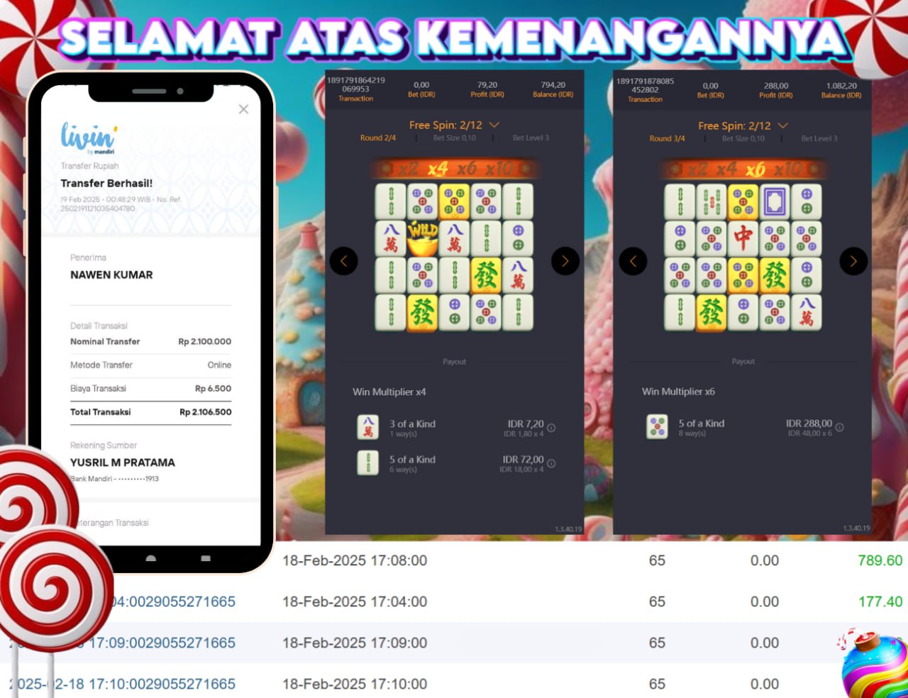 STOP RUNGKAD BRO!!! Tergacor Hanya Di GASBRO138 Kemenangan Resmi Modal Rp. 200.000 Withdraw Rp. 2.100.000